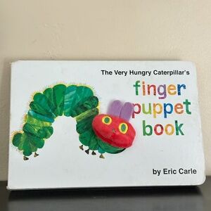 Eric Carle finger puppet book, interactive book, c. 1987